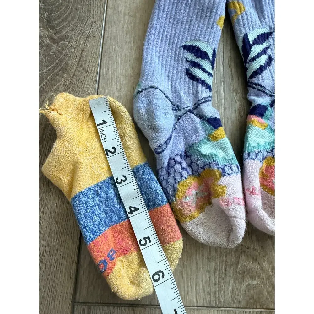 Cozy Bombas Kids Youth Ankle Sock Bundle - Blue Floral!